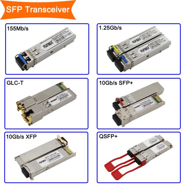 10km 10gbe Sfp+ Transceiver Module Single Mode Duplex LC Connector