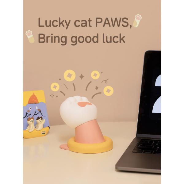 Cat Claw Creative Night Light Charging USB Birthday Gift Cute and Cute Practical Girl Gift Silicone Patting Light