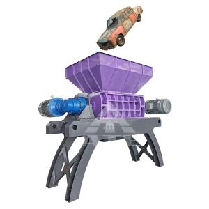 Quality Car Bumper Metal Scrap Shredder Tyre Dual Shaft Shredder Machine for sale