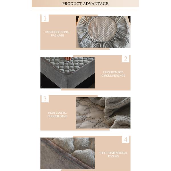 Hot Luxury Bedding Set 3 pcs Milk Velvet Bed Spread Coverlet with Customized Color