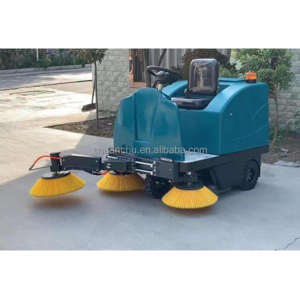 Durable Industrial Street Roadelectric Ride On Sweeper Truck with Pure Electric Energy Type