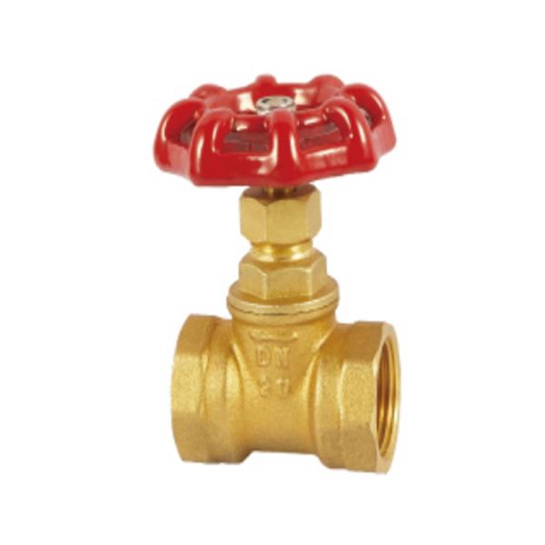 Cross Butt Welding Oblique DN20 Brass Stop Valve Abrasion Proof