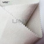 Wool Necktie Interlining Plain Weave / Polyester Tie Interlining Good Elasticity