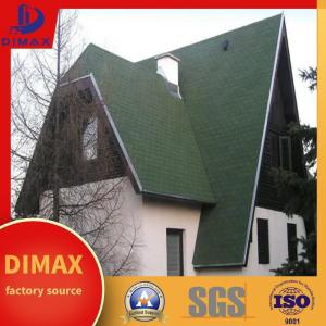 China 2layers Colored Stone Coated Fiberglass Asphalt Roof Shingles Fireproof on sale