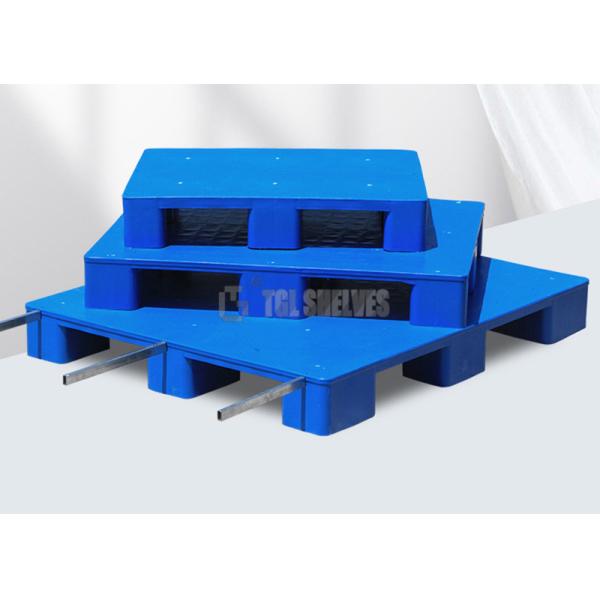 Nine Feet Euro Plastic Pallets , HDPE Plastic Warehouse Pallets 1100x1100x140mm