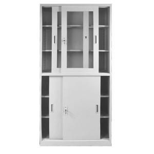 China Glass Sliding Door Small CBM Steel Filing Cabinet on sale