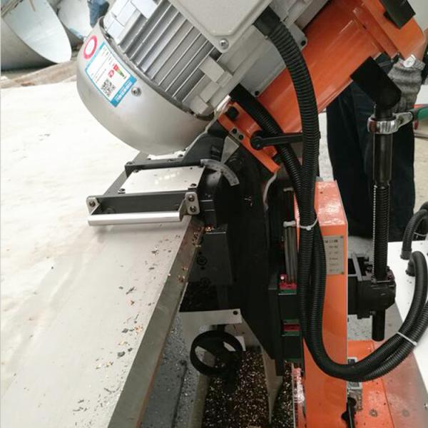 Automatic Walking Milling Steel Plate Beveling Machine With Double Cutter Head