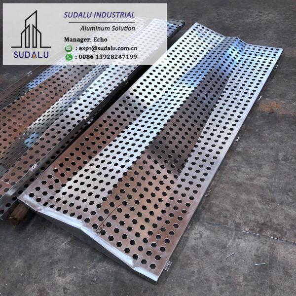 Buy SUDALU 1100, 3003 series Aluminum Perforated Panel with Various Shapes for Facade Cladding Aluminum Panel at wholesale prices