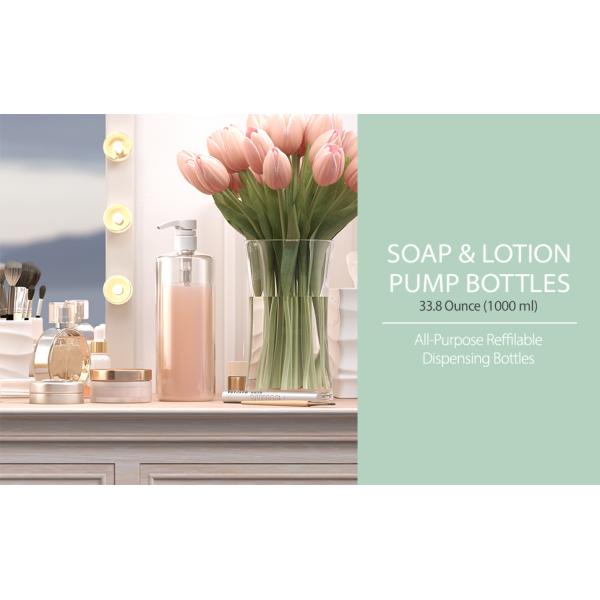 bar5f empty liter bottles with set of 3