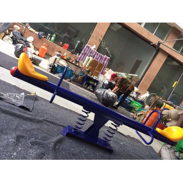 Commercial Grade Backyard Seesaw Playground Equipment / Outdoor Playground Seesaw