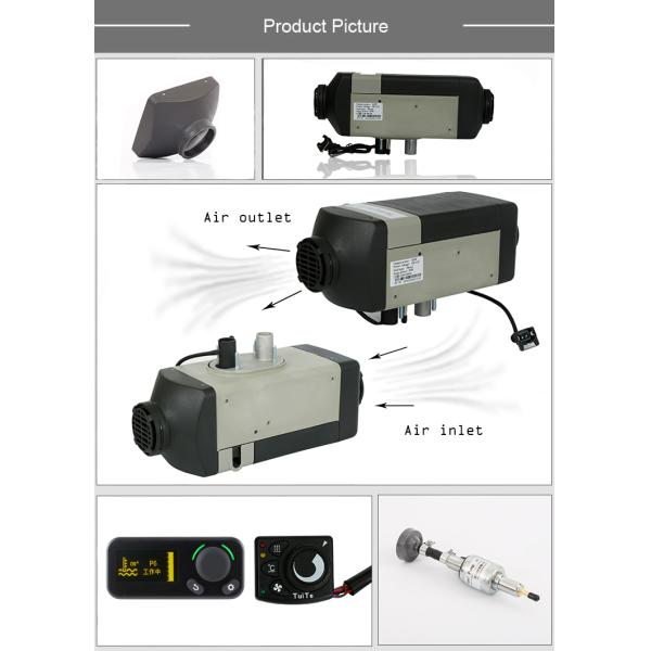 Air 4KW Parking Heater 12V/24V Diesel and 12V Gasoline Quick Reliable Warmth for Cars in Winter Made of Durable Aluminium