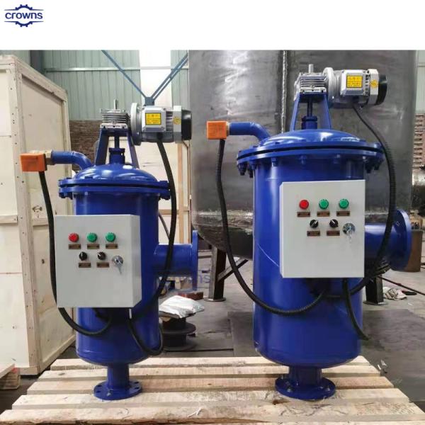 Customized brush scraper type industrial automatic self cleaning filter industrial water filters