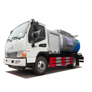 Quality JAC 5000L Aviation Fuel Tank Truck Q235 Carbon Steel Small Size for sale