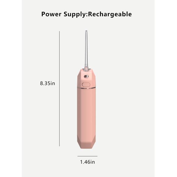 Private Label Portable Mini Water Flosser 160ml Teeth Cleaning Oral Dental Irrigator