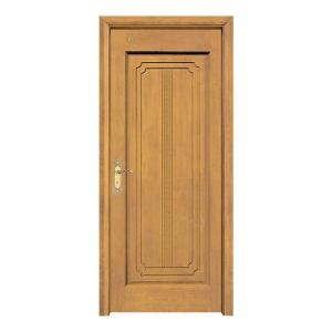 Quality 100% Solid Wood Entrance Doors 208cm European Style Interior Wooden Door for sale