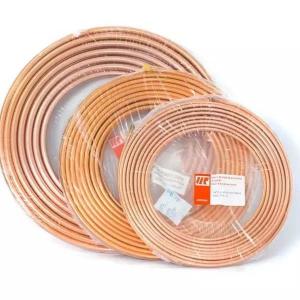 China ASTM B280 Copper Tube Pipe Coil 3/8 50FT / Roll C10920 Cu on sale