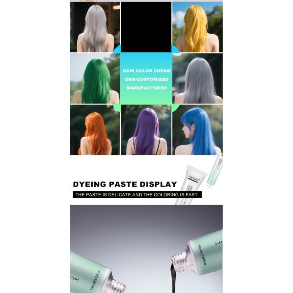 OEM/ODM Available - 100ml Salon-Grade Herbal Hair Dye, Low Ammonia Skin-Friendly Non-Irritating, 100% Grey Concealment, Long-Lasting Color Locking