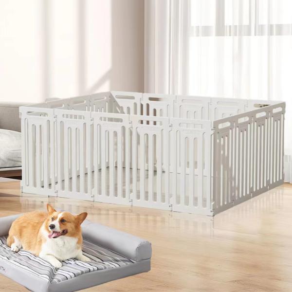 Main Material Plastic Iron Pet Skylight Dog House for Large Dogs Customized Color Indoor/Outdoor Luxury Kennel