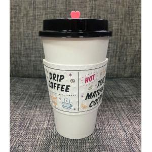 Quality Disposable Coffee Paper Cup Sleeve 12oz Flexo Offset Printing Available for sale