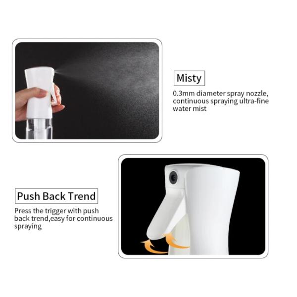 300ML Water Transfer Printing Color Mist Water Spraye Cosmetic Bottle Empty