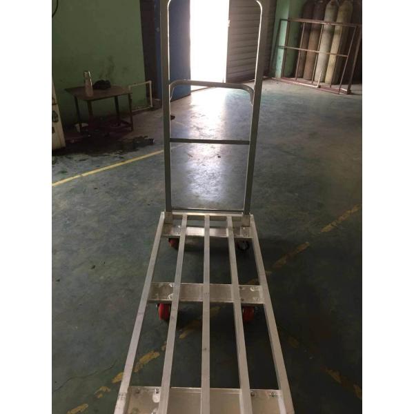 Supermarket Use Heavy Duty Platform Cart Sturdy Long Life Span
