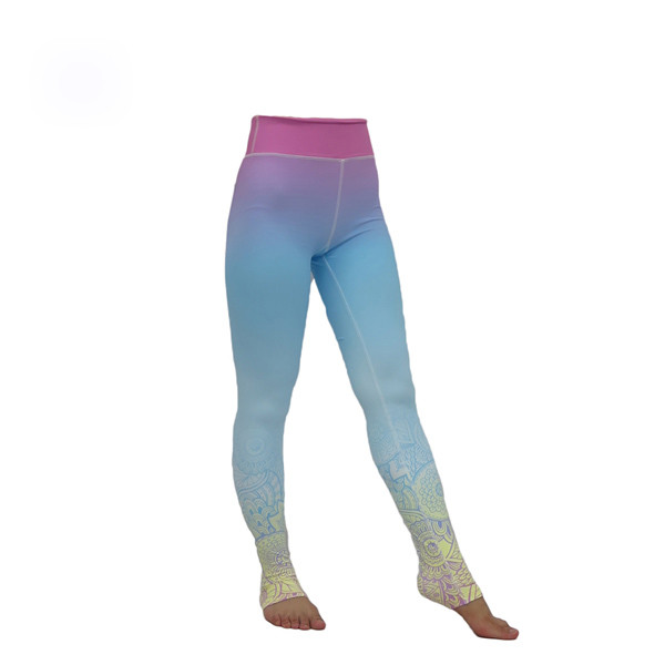 Long Length Female Tight Pants / Lycra Gym Leggings Customized Color
