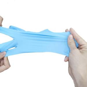 Hospital Nitrile Coated 23CM Disposable Nitrile Examination Gloves