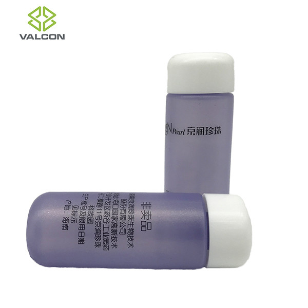 Purple Cosmetic Empty Bottles 20 ML Capacity For Cream Container
