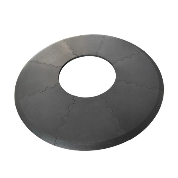 Durable Sports Court Warehouse Workshop Kindergarten Rubber Floor Mats Polychrome Playground Rubber Tiles