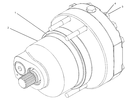 3154480 MOTOR & MTG GP-TRAVEL 零件方案