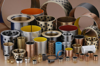 Flanged Bronze Bushings Cusn8 DIN1494 / ISO 3547 Lubrication 090 Diamond Pockets & Oil Grooves