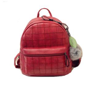 Quality PU red backpacks fashion for college student mochilas modernas wholesale backpacks for sale