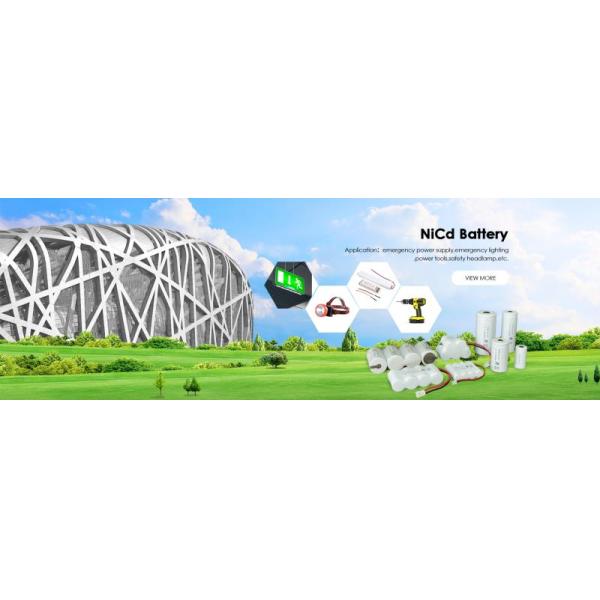 High temperature Rechargeable NI-Cd C 1.2V 2.5ah Battery Cells for emergency lightings