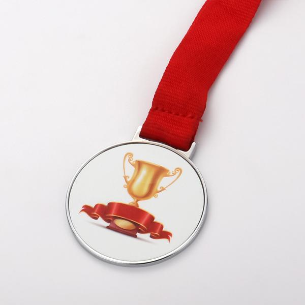 Customized Football Sport Souvenir Gift Blank Gold Plating Sublimation Medals