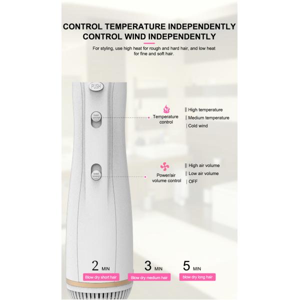 Interchangeable Hair Straightener And Curler Brush 2.5m Power cord