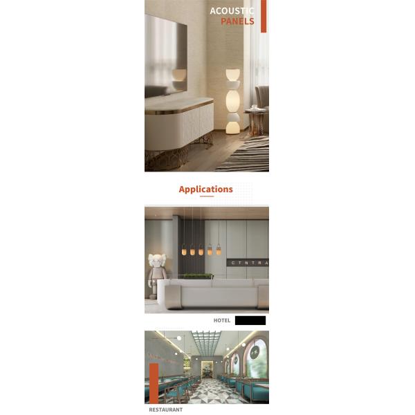 Noise-Reducing PET Decorative Acoustic Panels For Theater Venues Ceiling