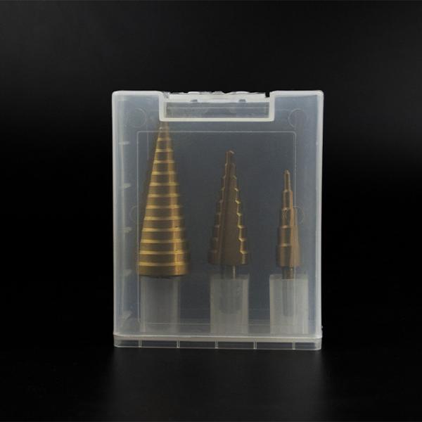 Buy 3 PCS Step Bit Set Pagoda Step Cone Drill Bits at wholesale prices