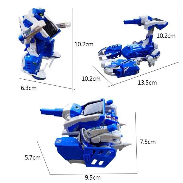 DIY Assemble Solar Energy 3 in 1 Multiple Types Solar Toy Solar Robot Kit Robot Novelty & Gag Toys