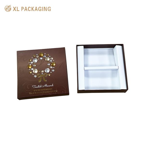 XL Packaging Custom Luxury Boxes Gift Packing Industrial Custom Logo Design Hot Stamping Square Cosmetic Paper Box Packaging with Lid and Base Box