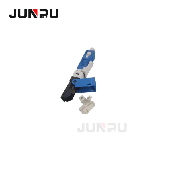SC UPC Type blue Fiber Optic Connector simplex single mode lSZH