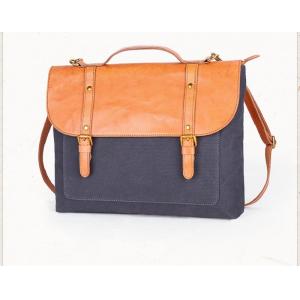 Quality Canvas Vegetable Tan Satchel Womens Slim Leather Laptop Briefcase for sale