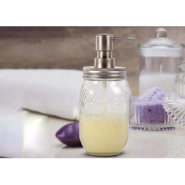 Plastic Pump Empty Glass Jars / Empty Shampoo And Conditioner Bottles SGS