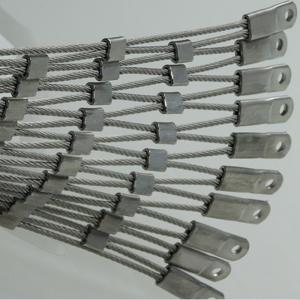 316l Zoo 7x7 Flexible Stainless Steel Cable Netting Rope Mesh
