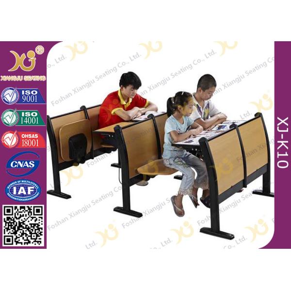 Custom Aluminum Alloy Folding Lecture Hall Seating With Writing Pad