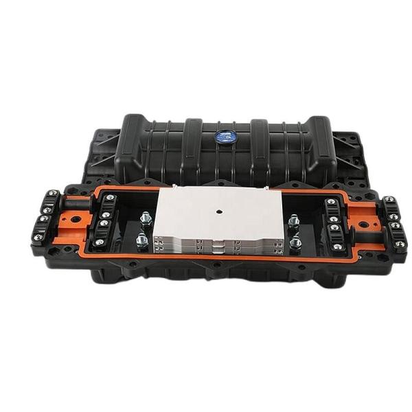 Inline Type 96Core Fiber Optical Splice Closure 4port Joint Enclosure 2in 2out