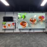 Mounted Indoor Advertisement Display , Splicing LCD Video Wall Display