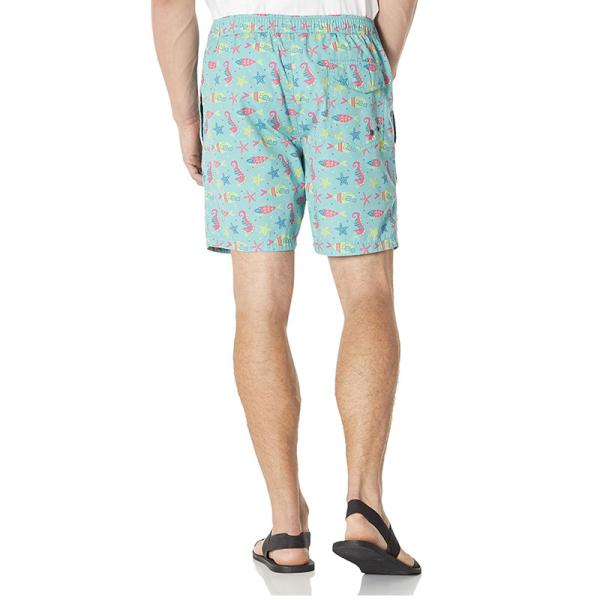 Quick Dry Polyester Men'S 7 Inch Inseam Swim Shorts Trunks With Pockets