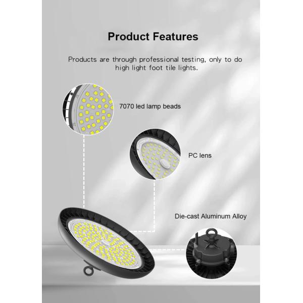 Commercial Led Warehouse Lights 100w High Bay Led Lights Die Cast Aluminum Alloy