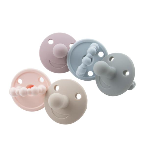 Infants Chewing Bibs Baby Pacifier Silicone Food Grade Feeding Pacifier