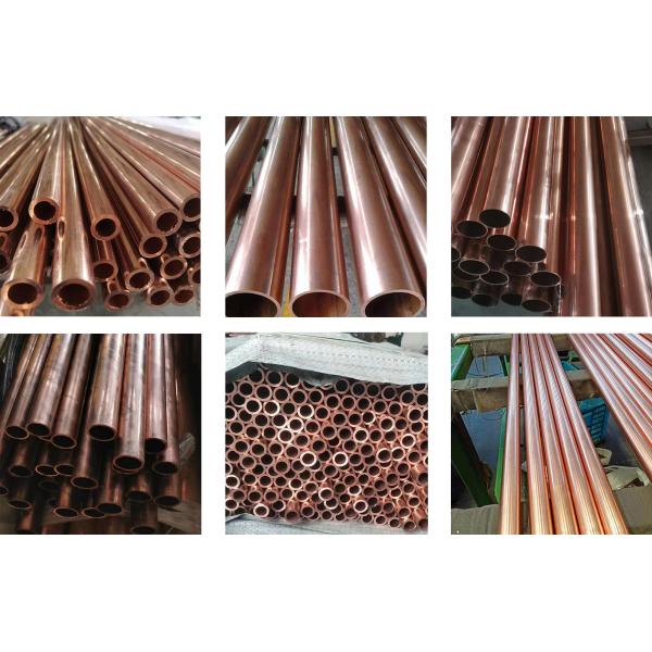 Factory Straight 15mm 20mm Copper Alloy Bright Seamless Tube Pipe
